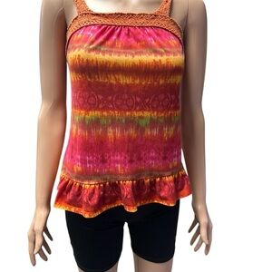 Zoey Girl - EC - Vibrant Multicolor Girl’s Top